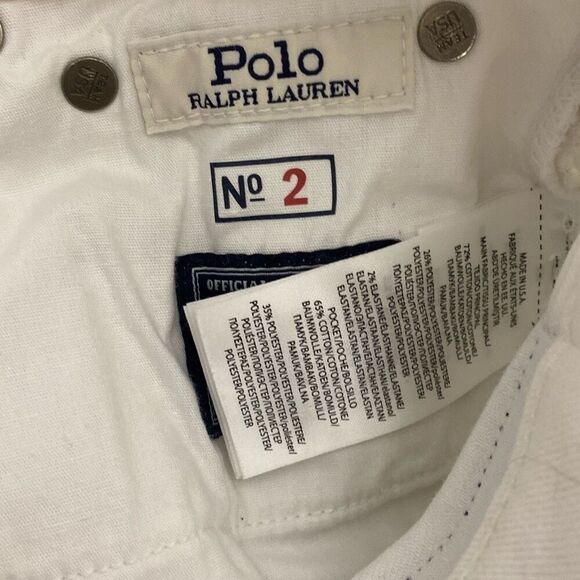 Polo Ralph Lauren Women's White 2020 Team US Olympics Denim Jeans Size 2 - Picture 11 of 14